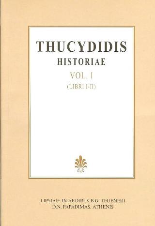Thucydidis historiae, vol. I, libri I-II (Θουκυδίδου ιστορίαι, τόμος Α’, βιβλία 1-2)