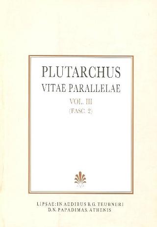Plutarchi. vitae parallelae, vol. III, fasc. 2 (Πλουτάρχου βίοι παράλληλοι, τεύχος 2)